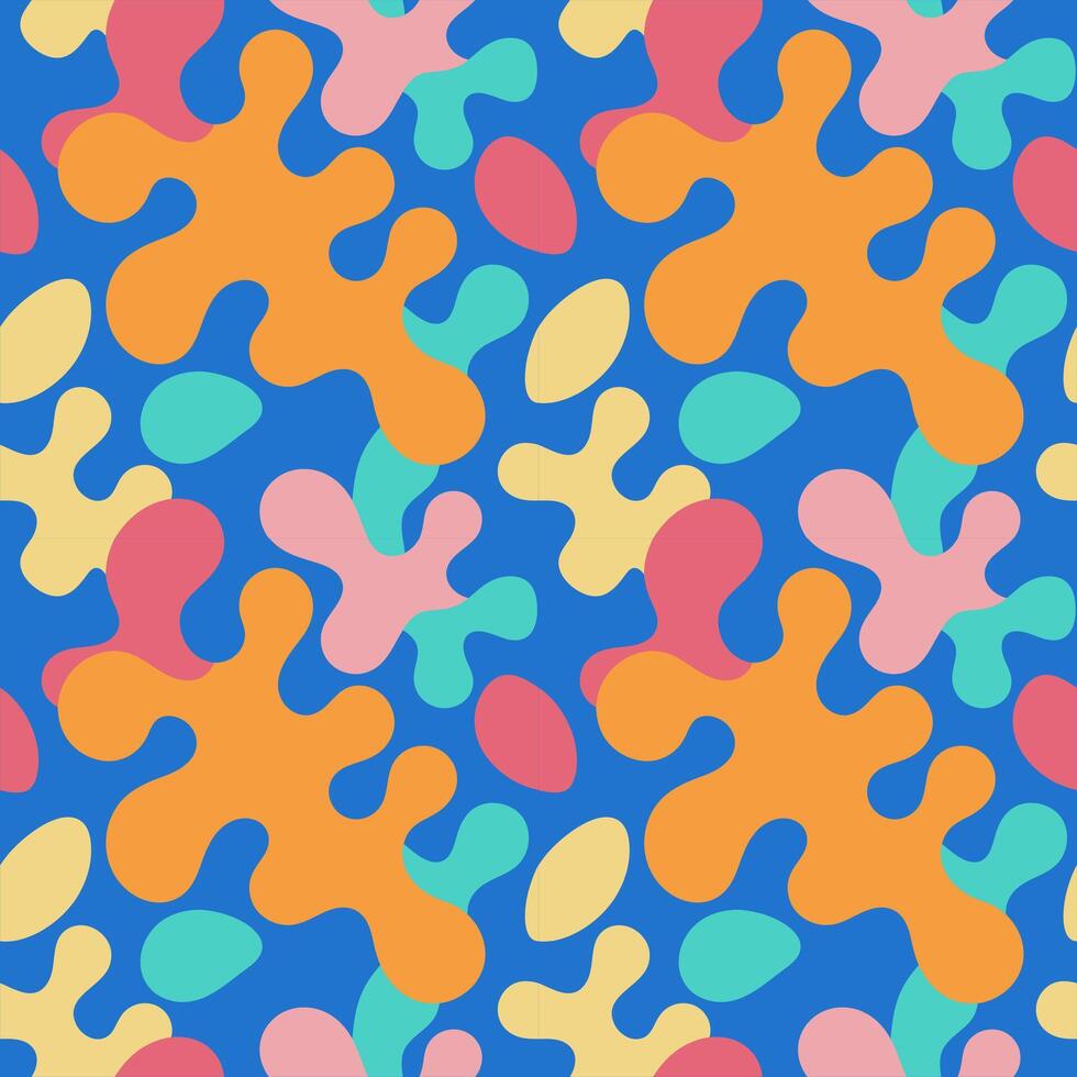 A seamless pattern is a repeating design with no visible borders or interruptions, creating a continuous, infinite look when tiled. vector