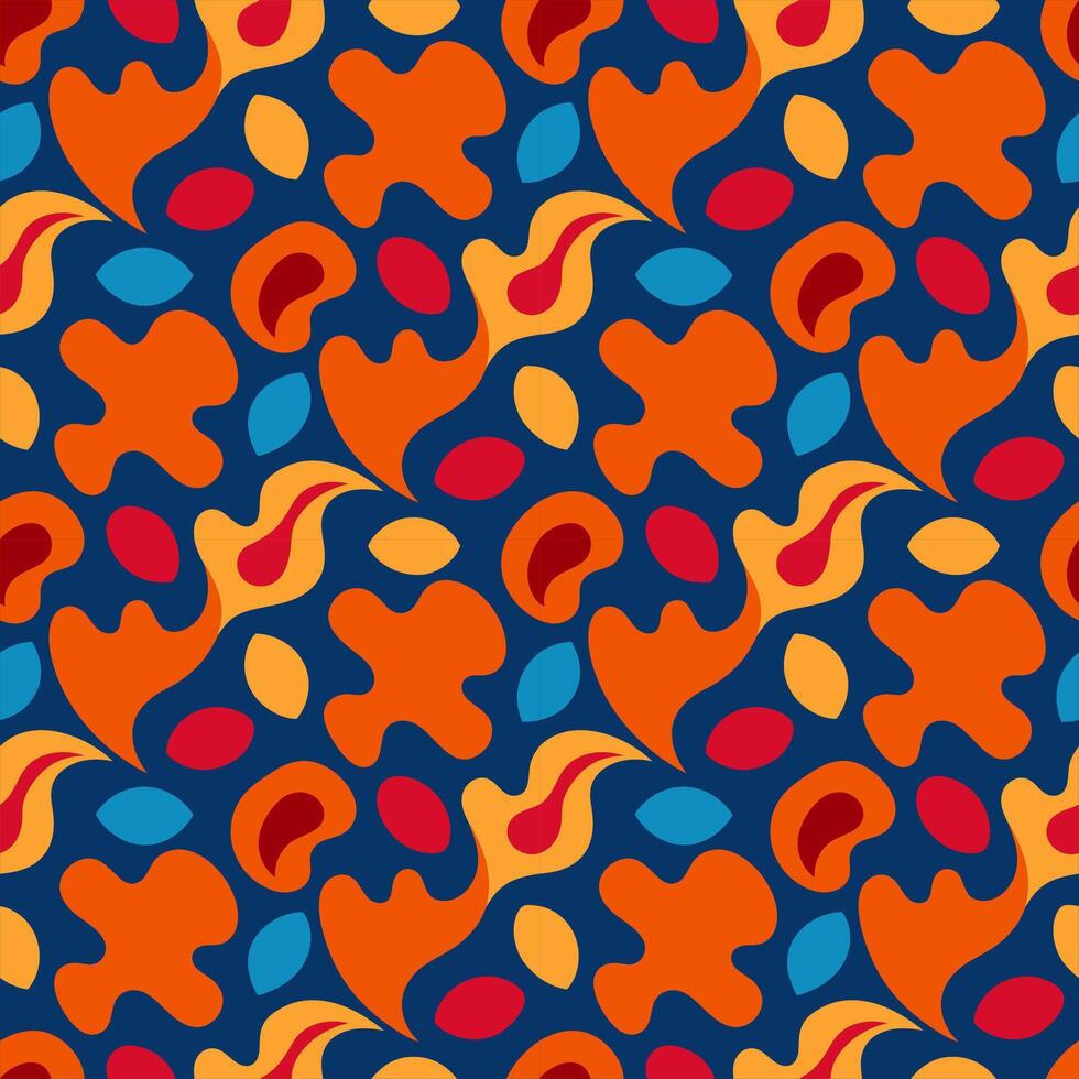 A seamless pattern is a repeating design with no visible borders or interruptions, creating a continuous, infinite look when tiled. vector