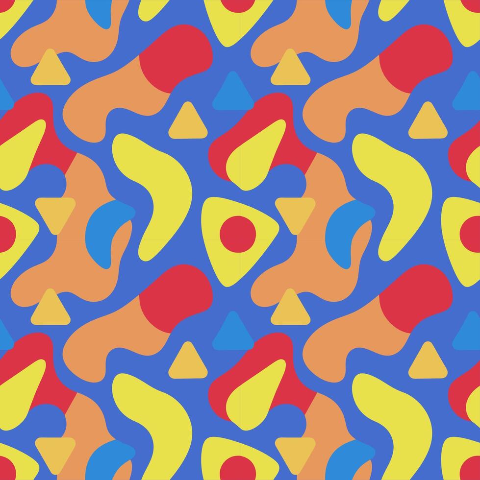 A seamless pattern is a repeating design with no visible borders or interruptions, creating a continuous, infinite look when tiled. vector