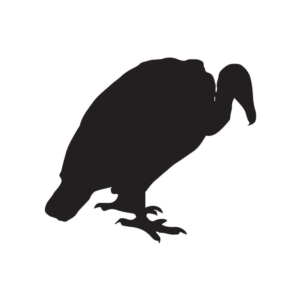 Vulture Silhouette Illustration vector