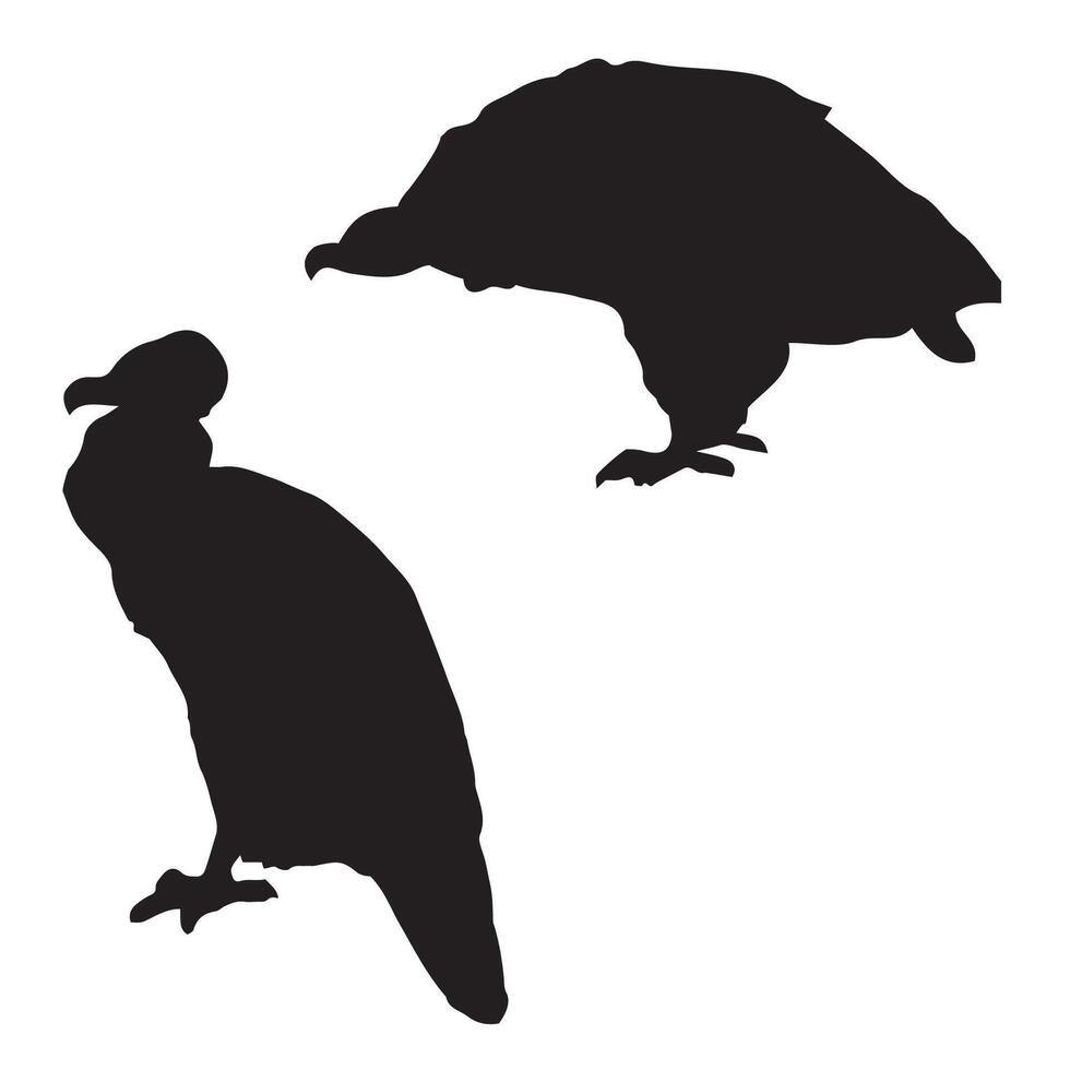 Vulture Silhouette Illustration vector