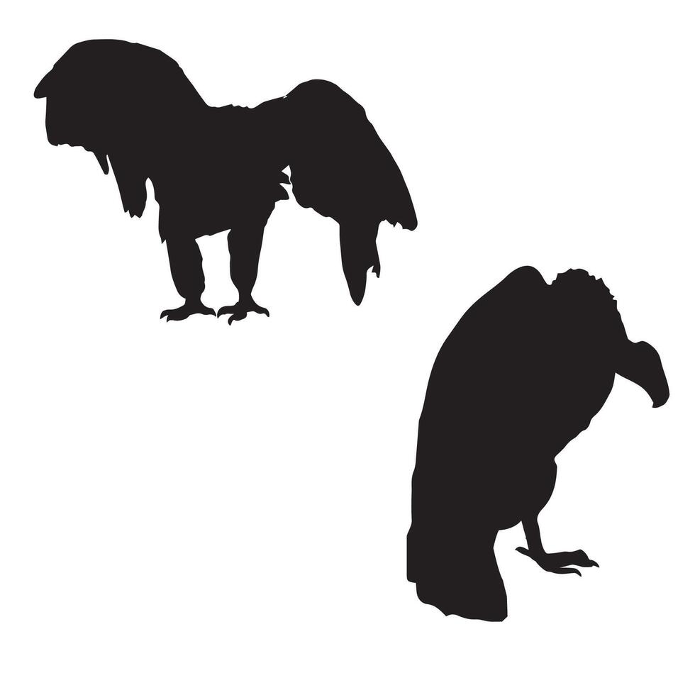 Vulture Silhouette Illustration vector