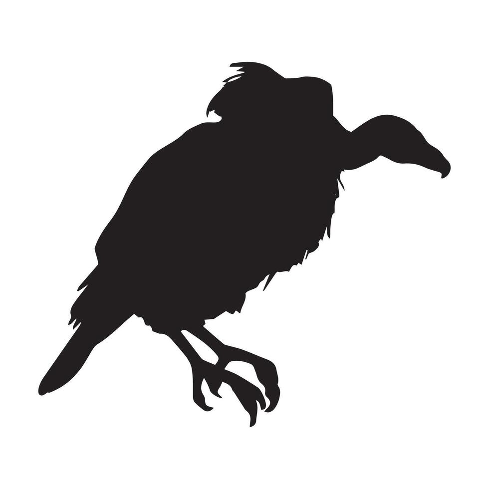 Vulture Silhouette Illustration vector