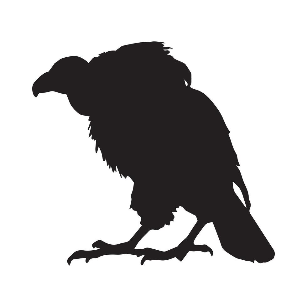 Vulture Silhouette Illustration vector
