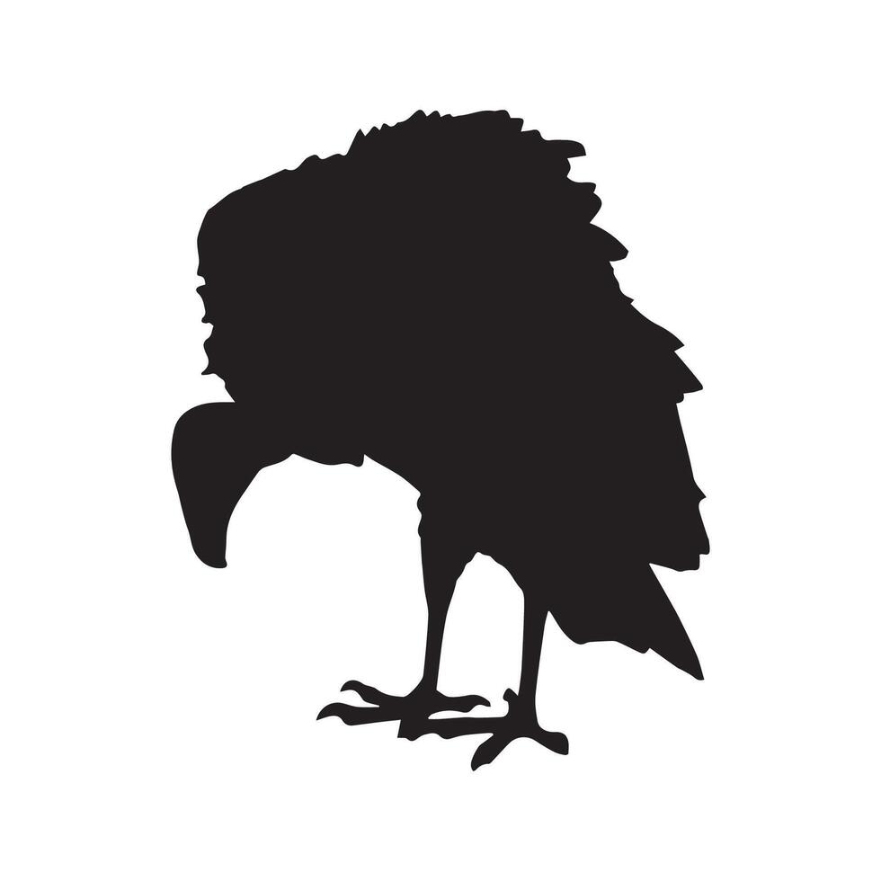 Vulture Silhouette Illustration vector