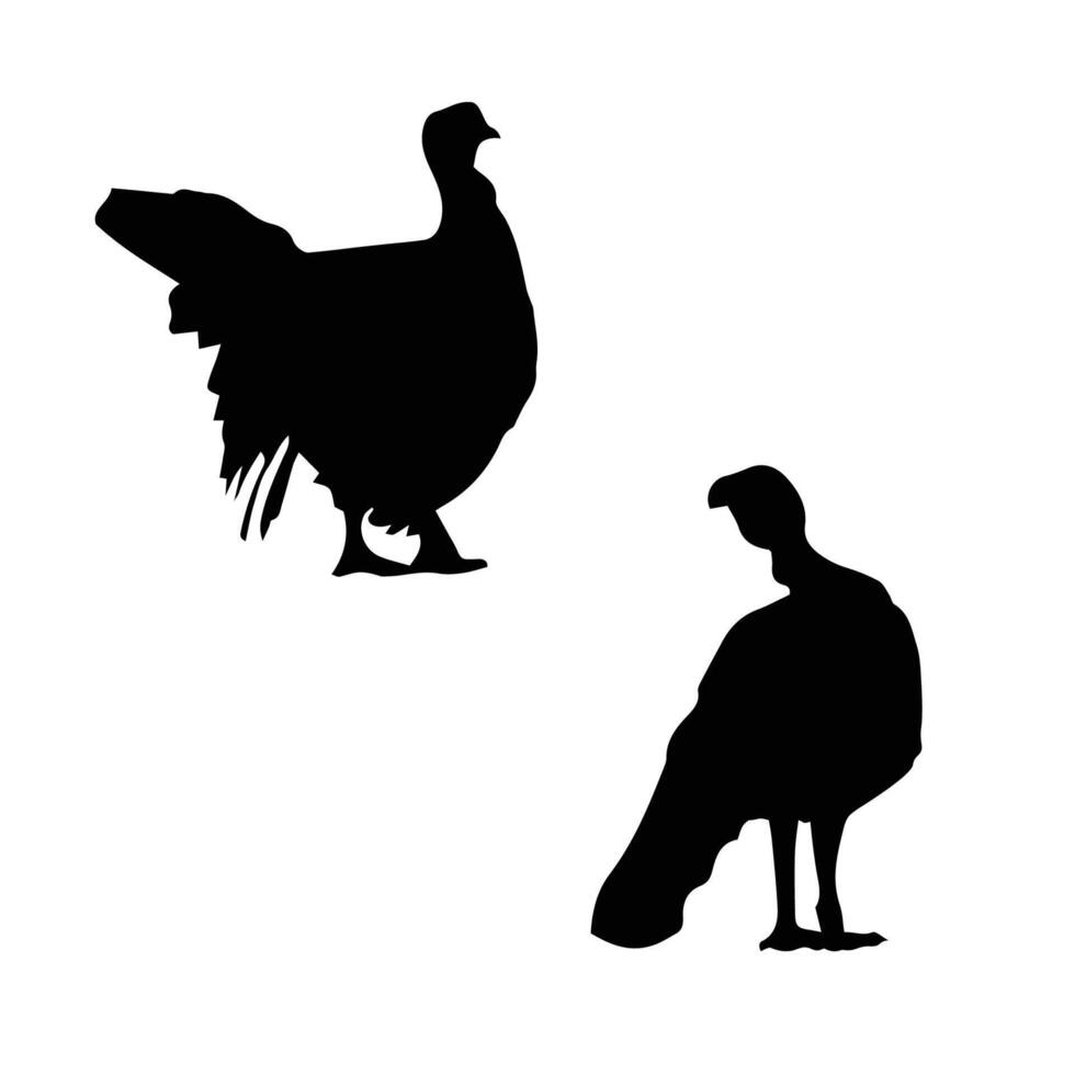 Illustration of Turkey Silhouette vector