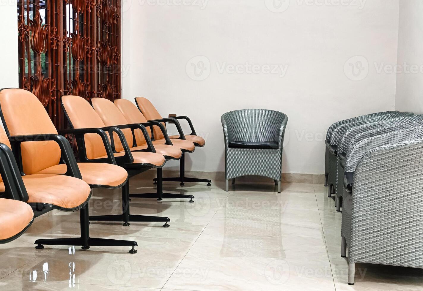 Chairs in the clinic waiting room photo