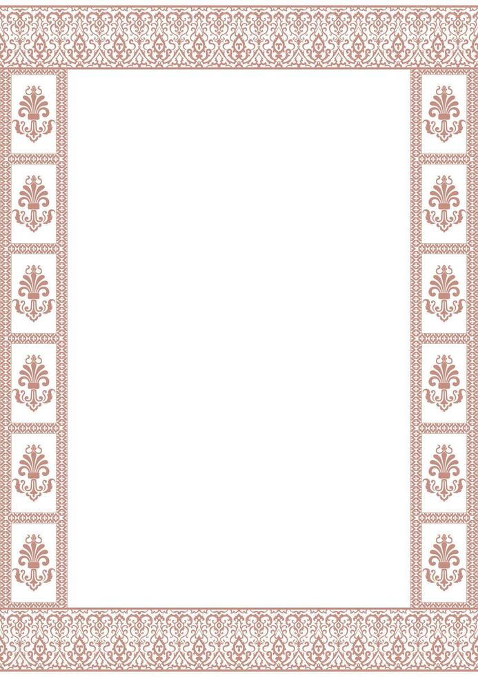 pink wedding paper frame Abstract Border Pattern Wallpaper vector