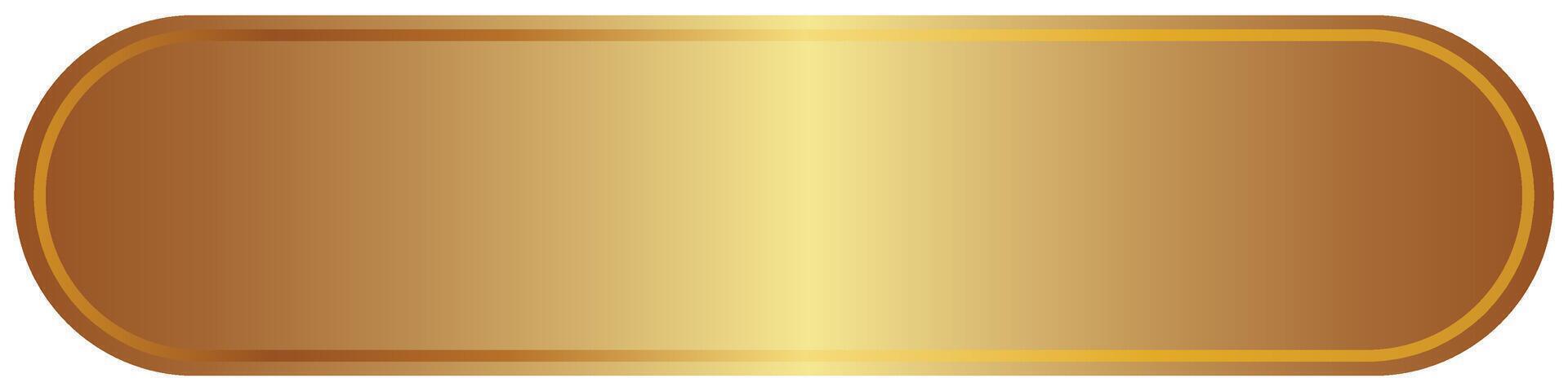 Elegant golden frame and border. Abstract element. Trademark gold graphic element. vector