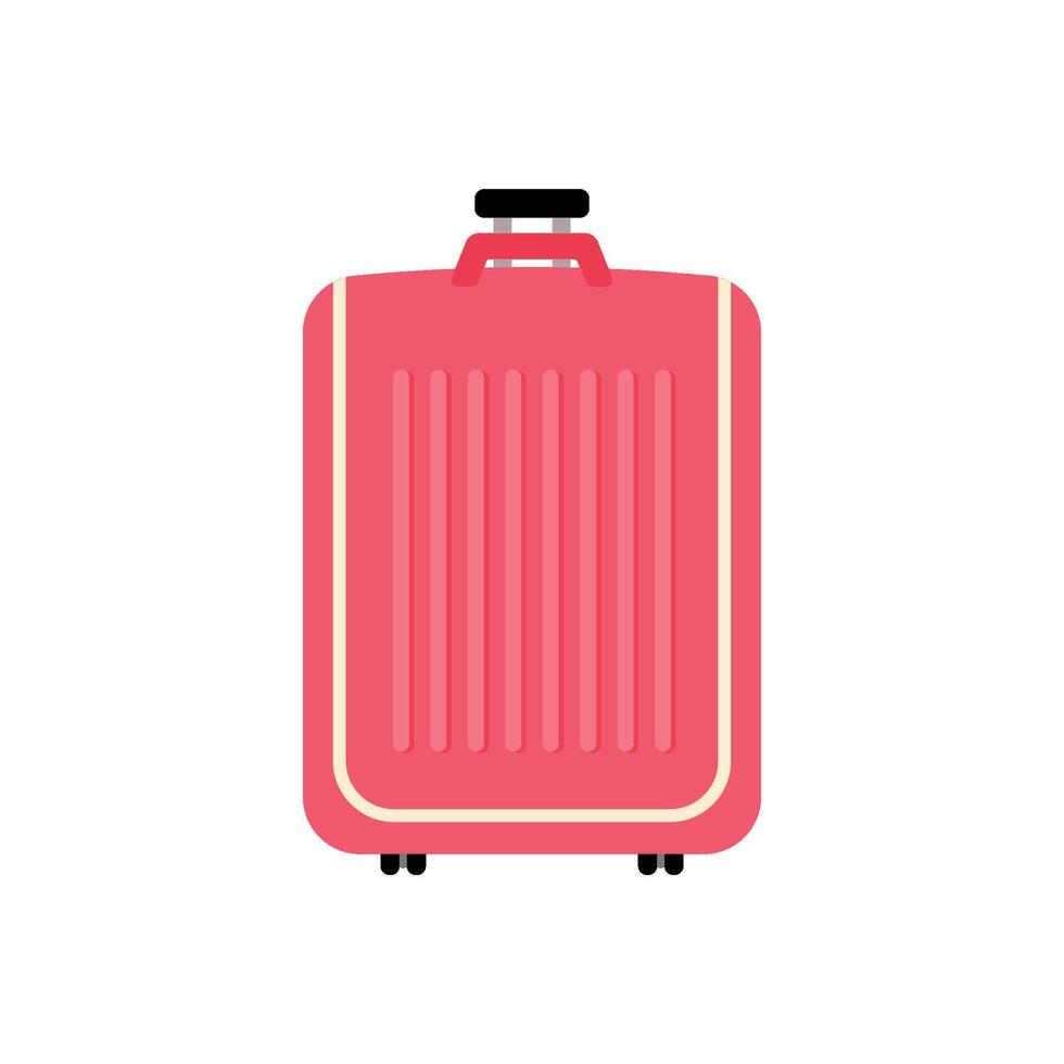 Suitcase Bag Icon Clipart Illustration for Travel and Holiday vector