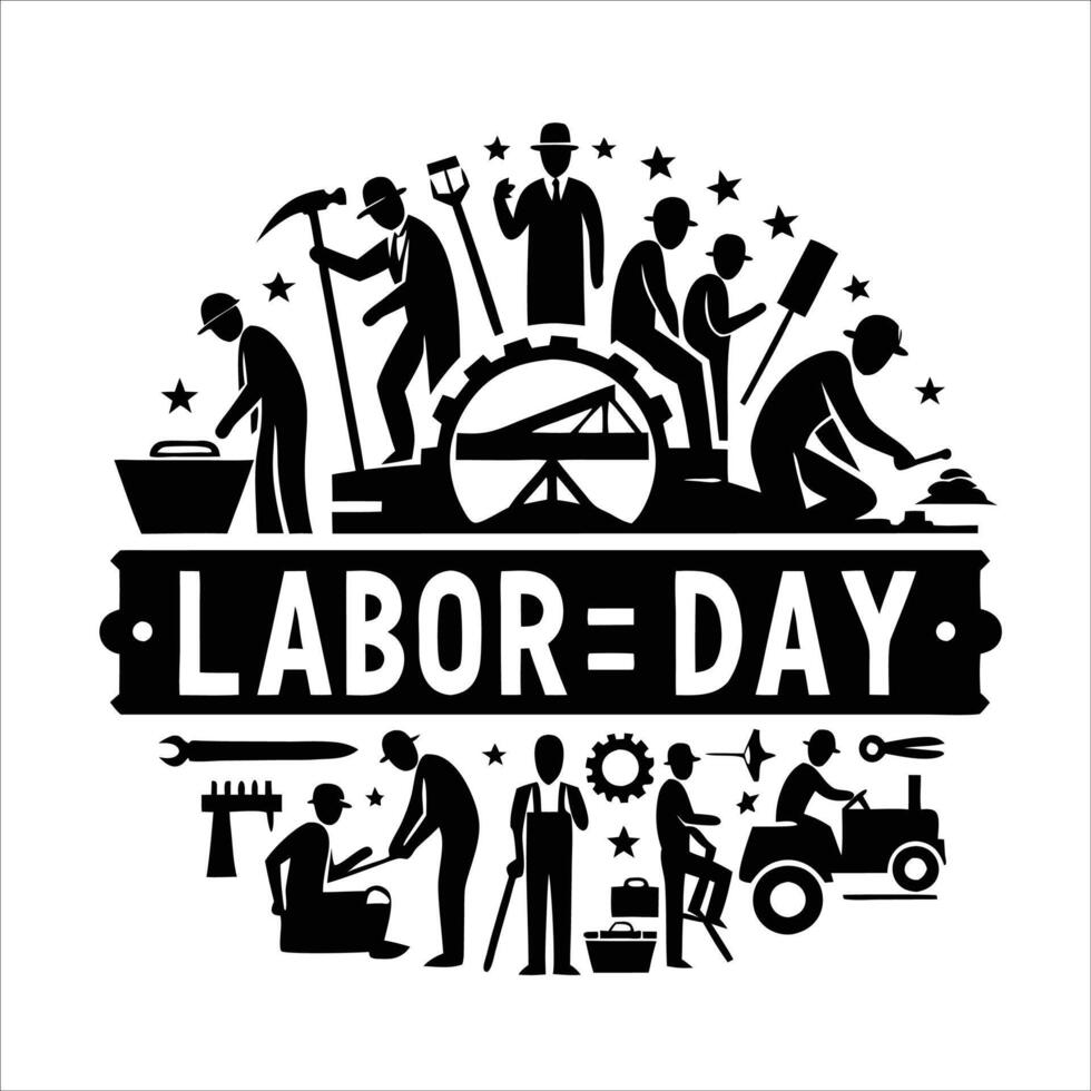 International labor day design vector