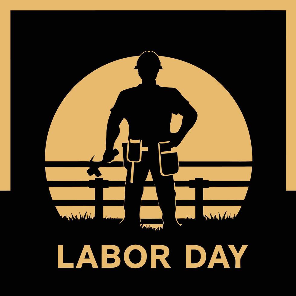 International labor day design vector