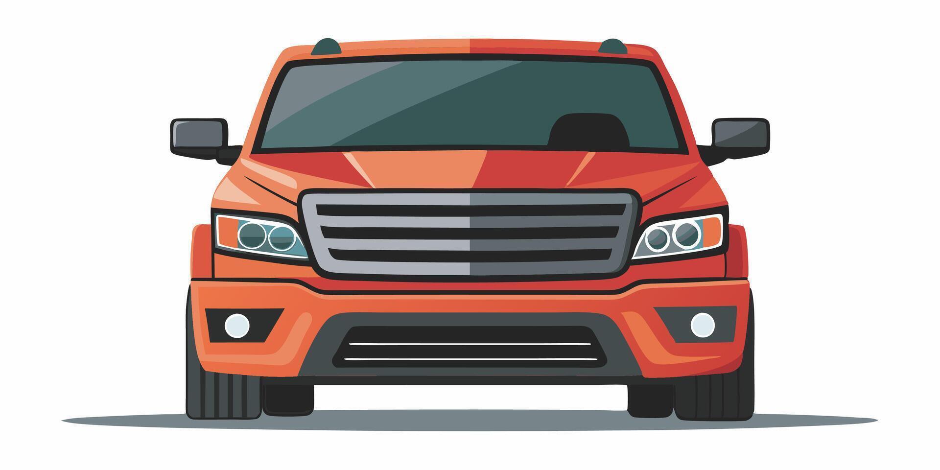 Realistic car on a white background vector