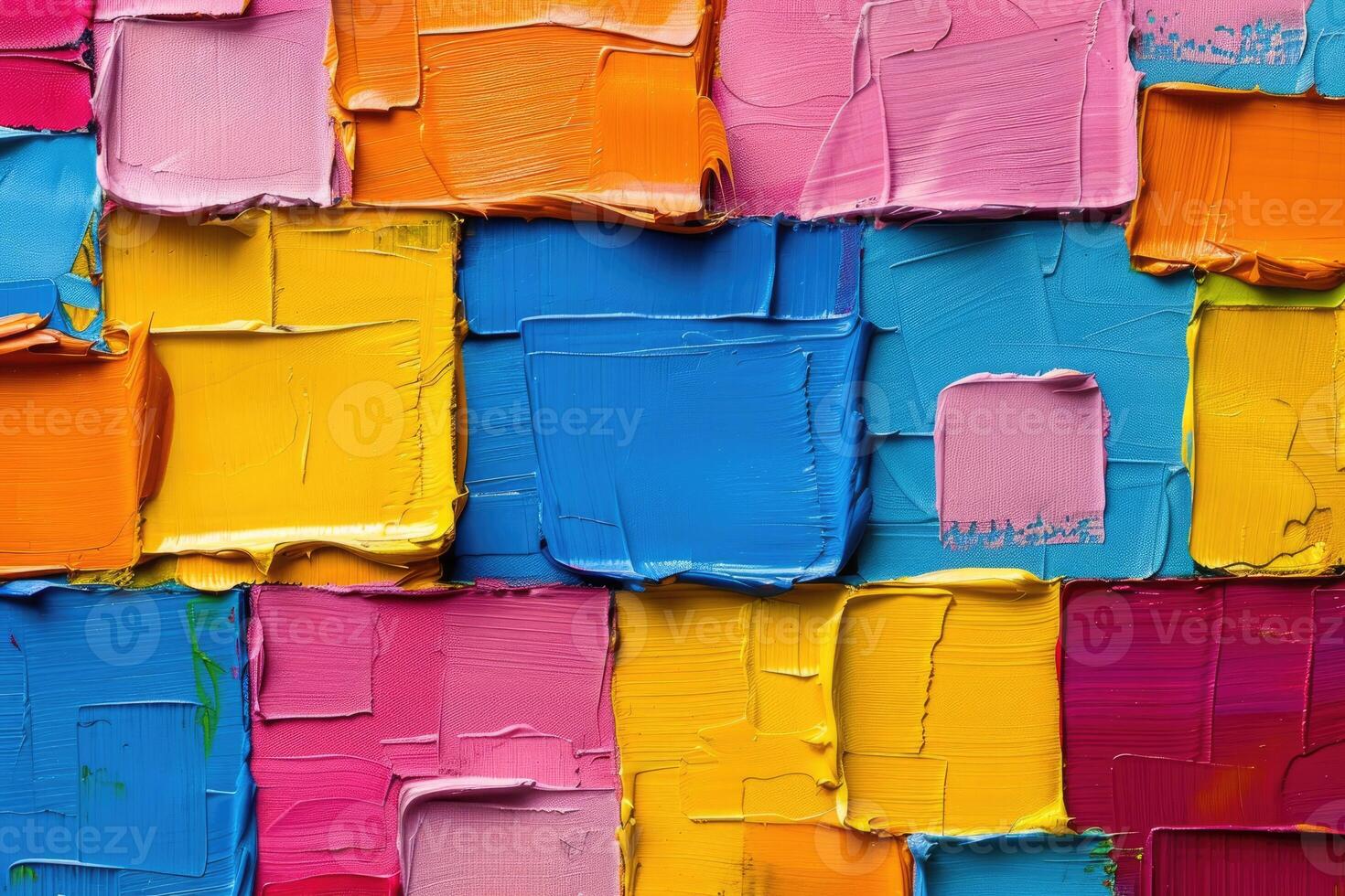 Abstract vibrant multicolor paint background. Abstract colorful painted texture photo