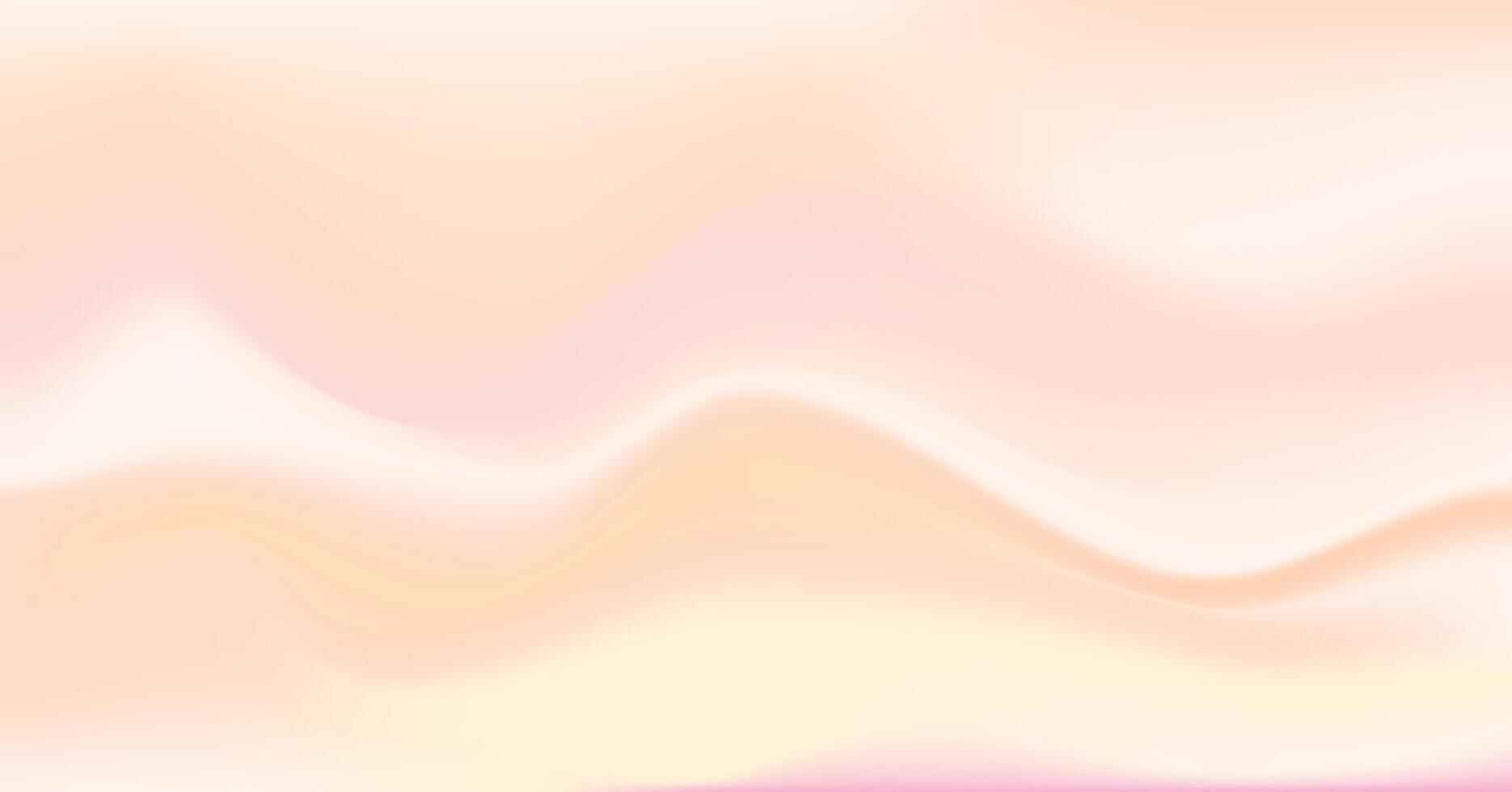 Abstract peach lurred light mountain landscape background vector