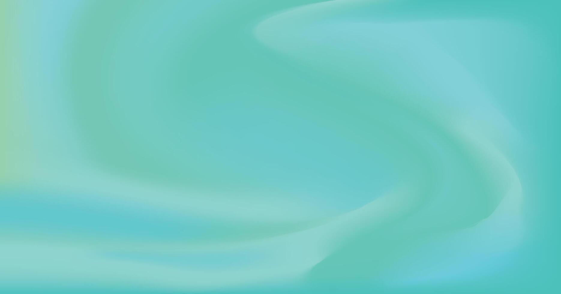 Spiral waves blurred background. bstract tosca color wallpaper vector
