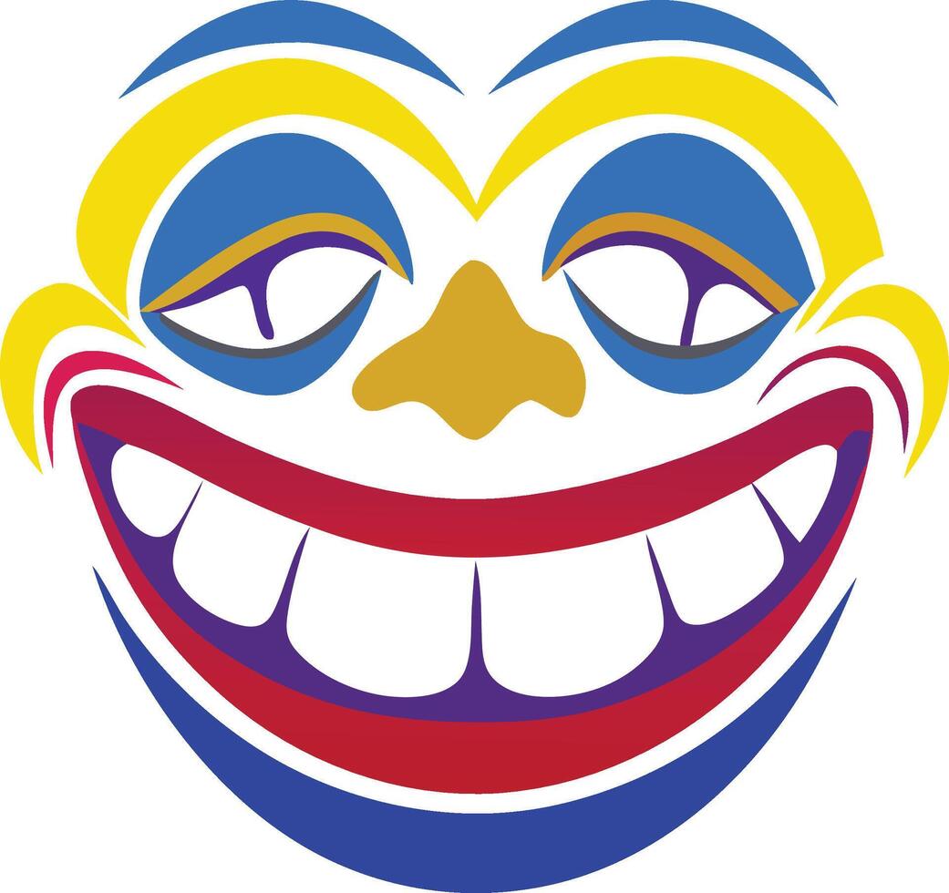 funny party mask vector
