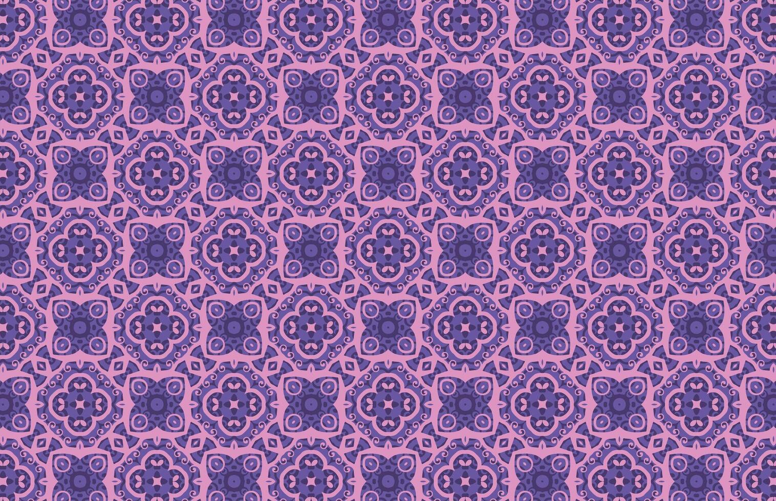 Multicolor geometric fabric design pattern vector