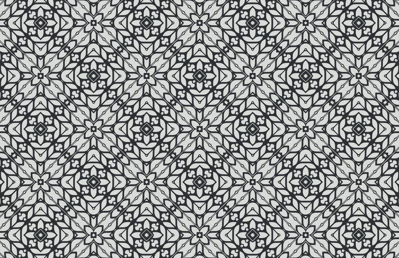 Gray and white color fabric design pattern vector
