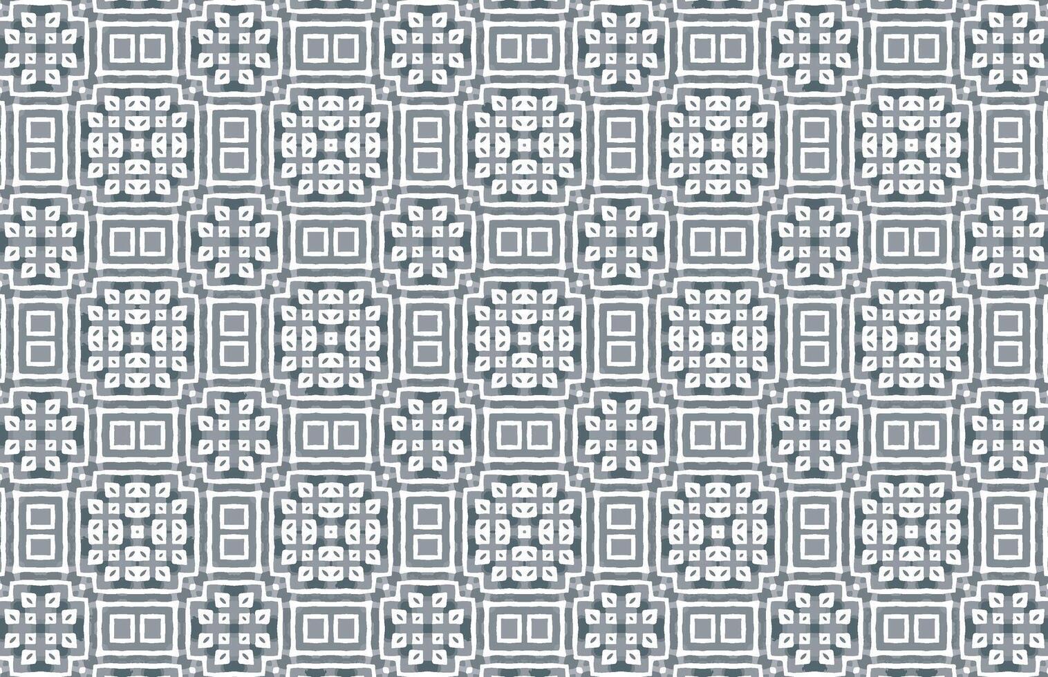 Geometric gray color fabric pattern vector