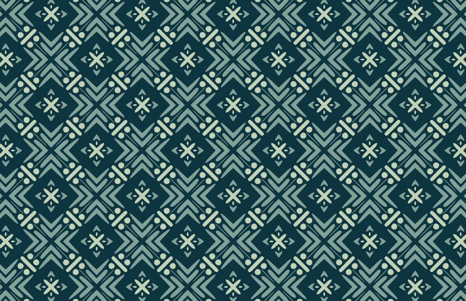 Geometric fabric design pattern 2 vector
