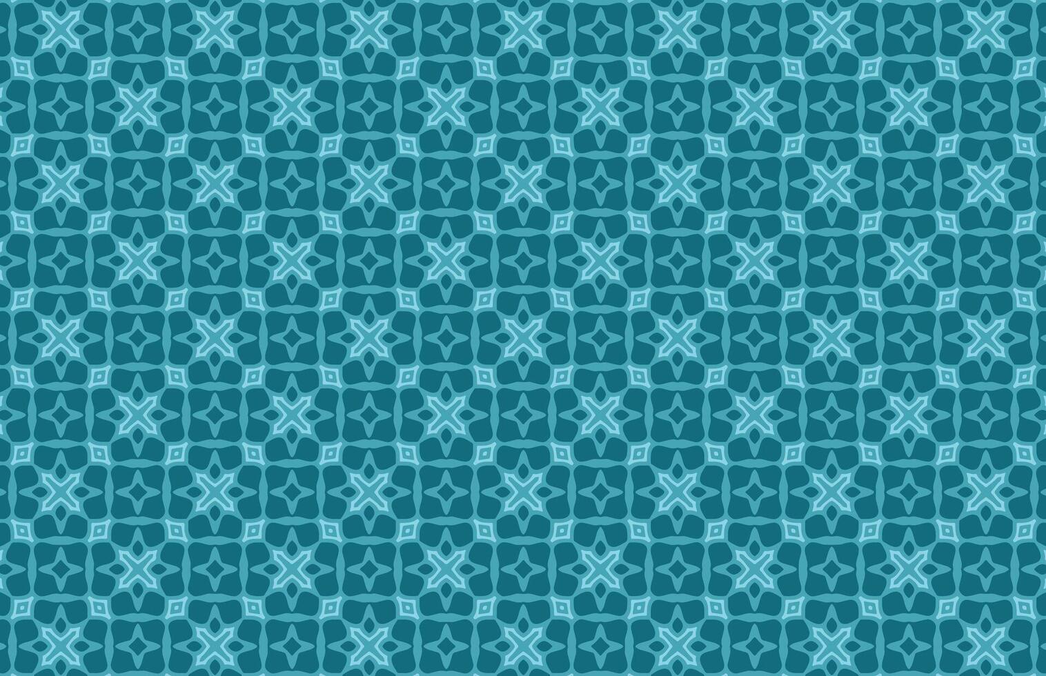Blue decorative textile design pattern vector