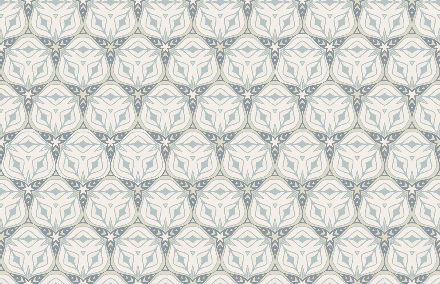 Multicolor decorative tile seamless pattern vector