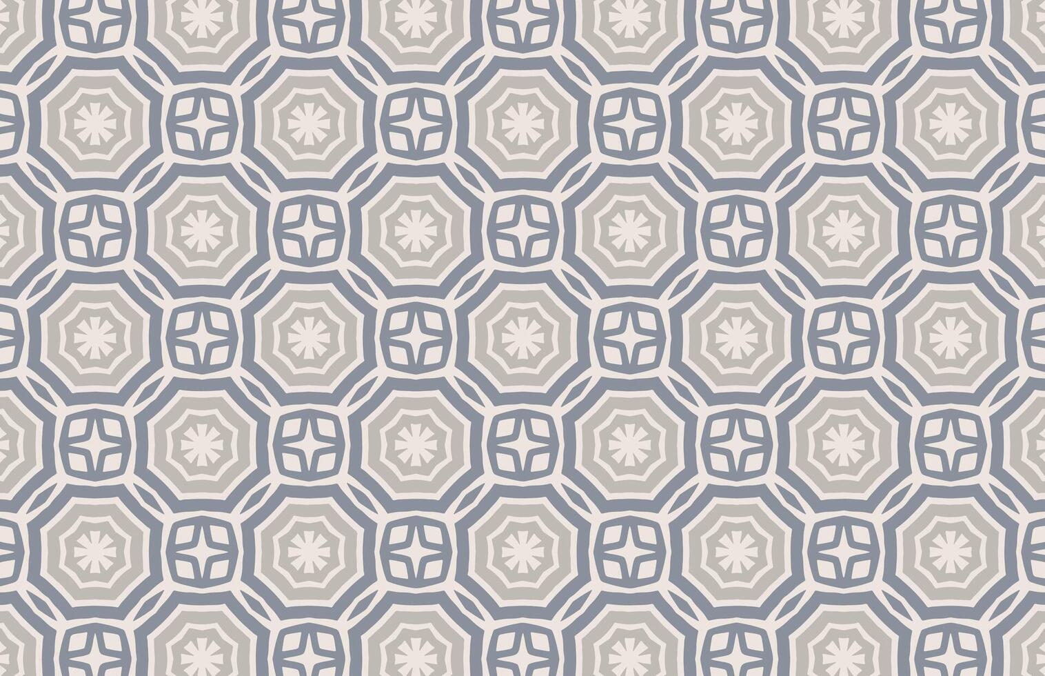 Brown and gray hexagonal decorative fabric design pattern vector