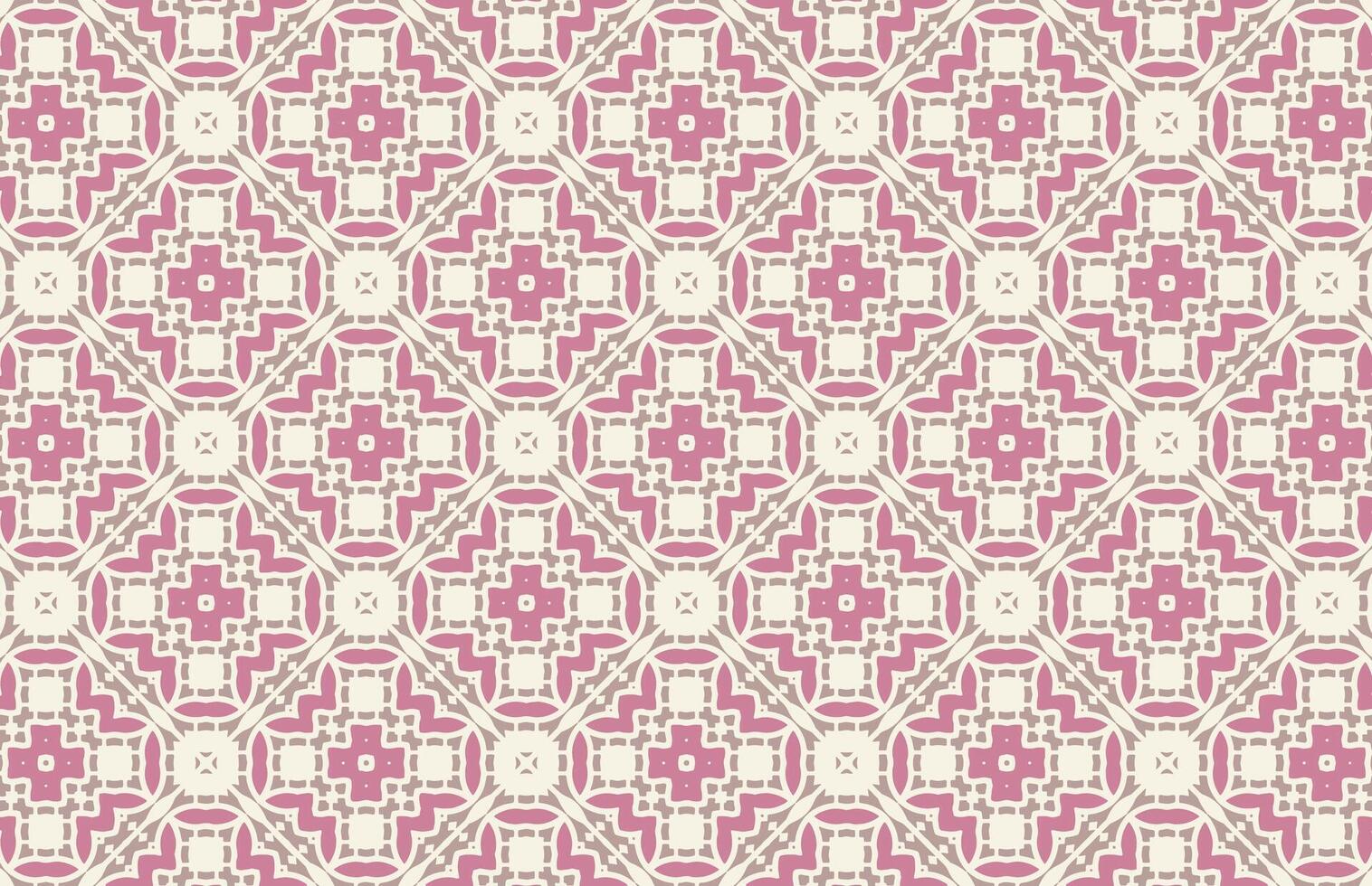 Geometric square fabric design pattern vector