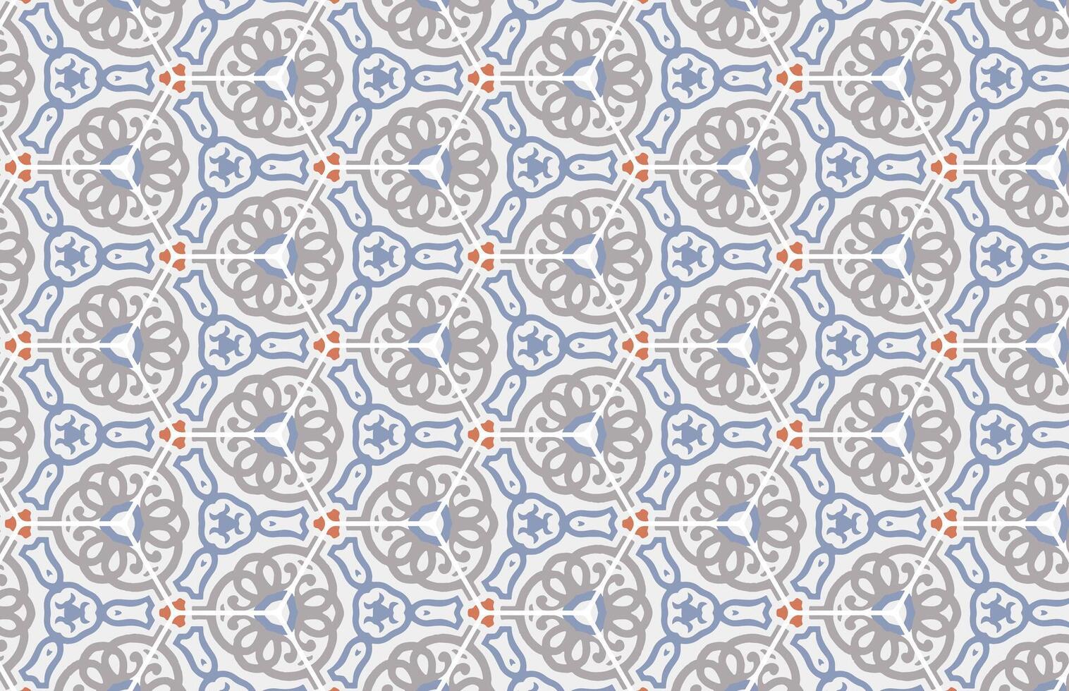 Colorful fabric design pattern vector