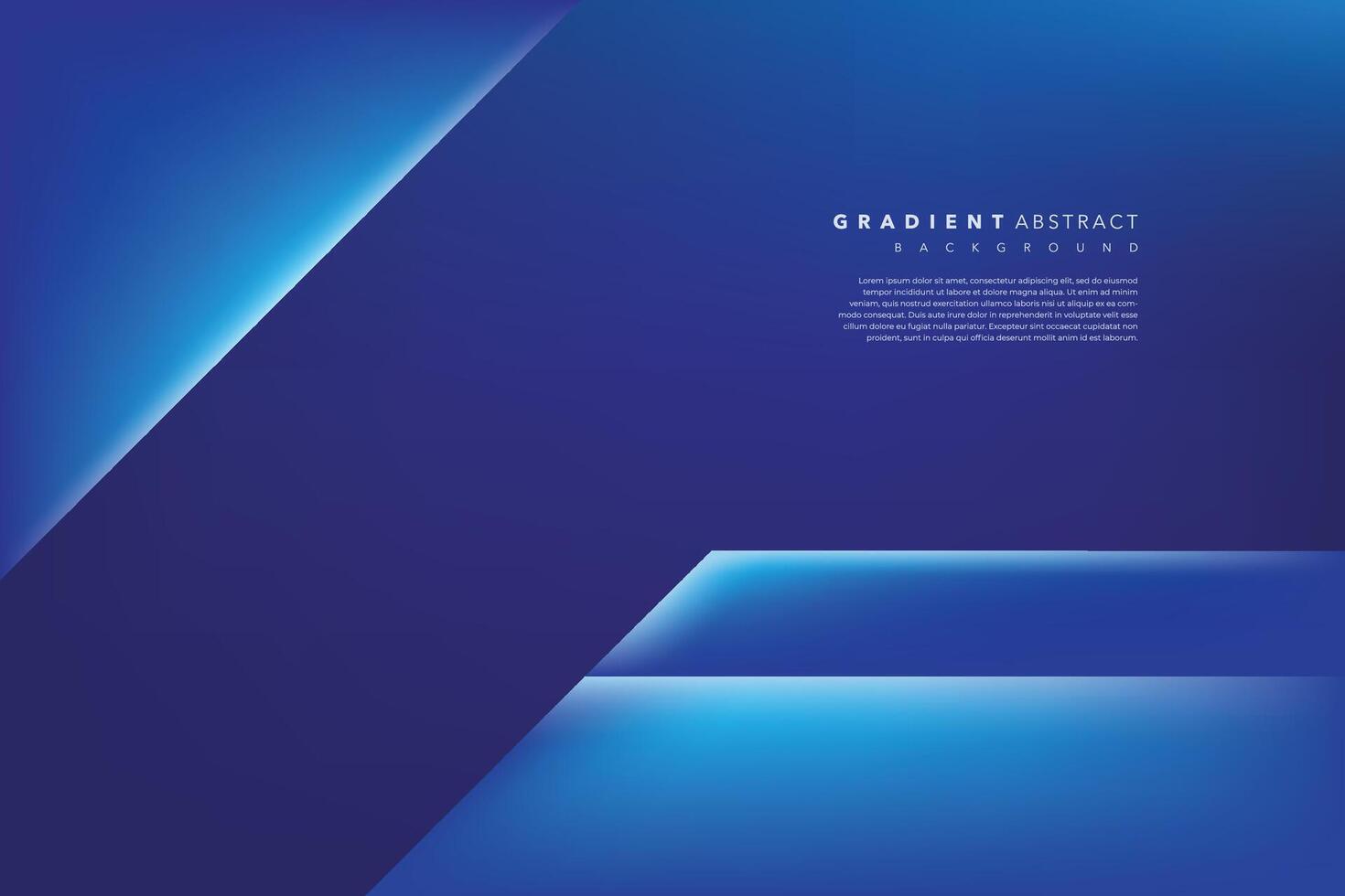3d abstract and modern blue background design vector
