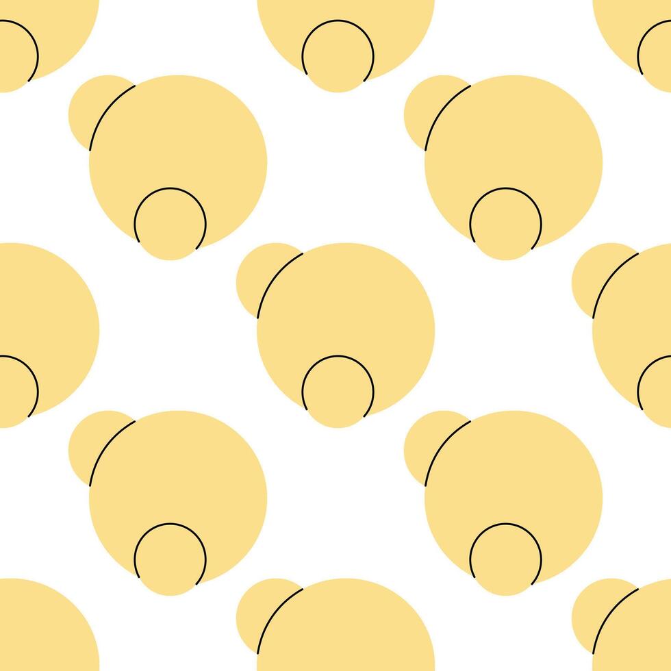 flat school Illustration. Water molecule, H2O seamless pattern. Back to School. The science. vector