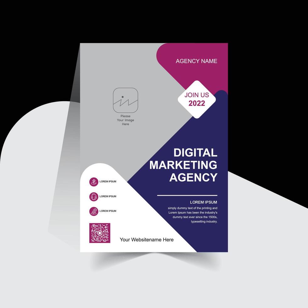 Corporate business flyer design and brochure template vector