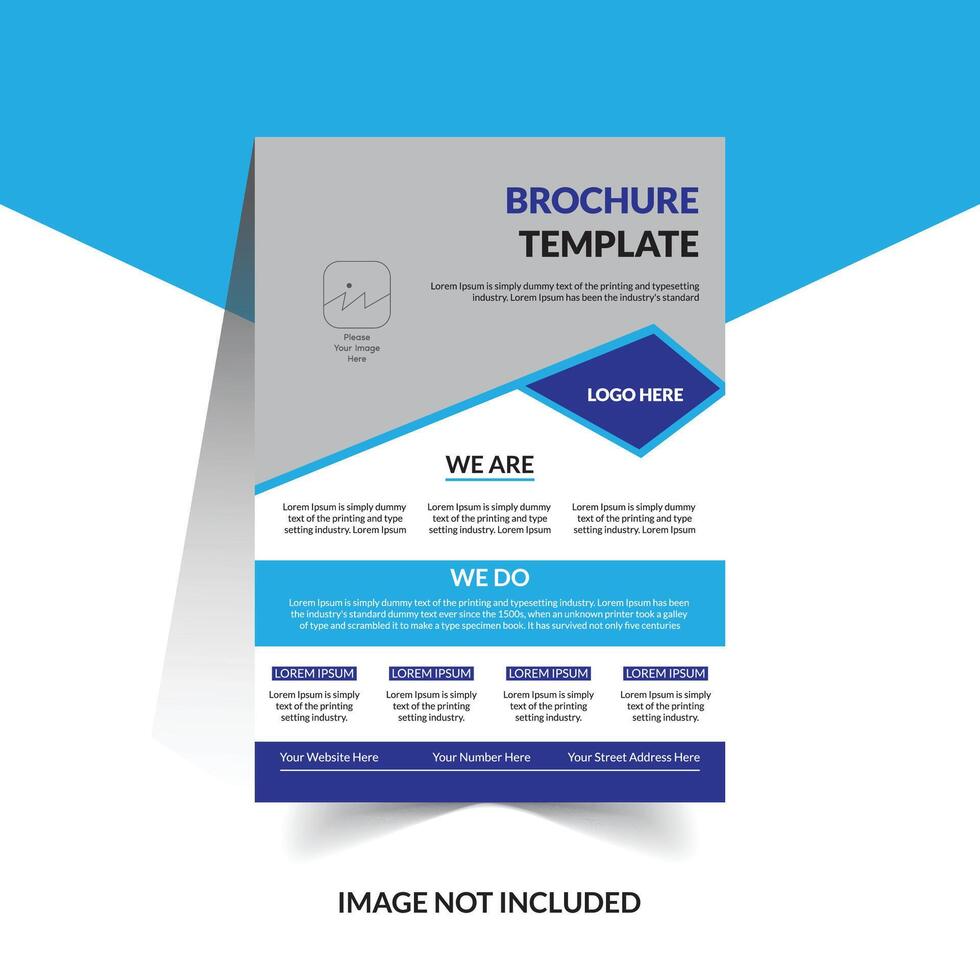 Annual report brochure flyer design Leaflet cover presentation abstract flat background book cove vector