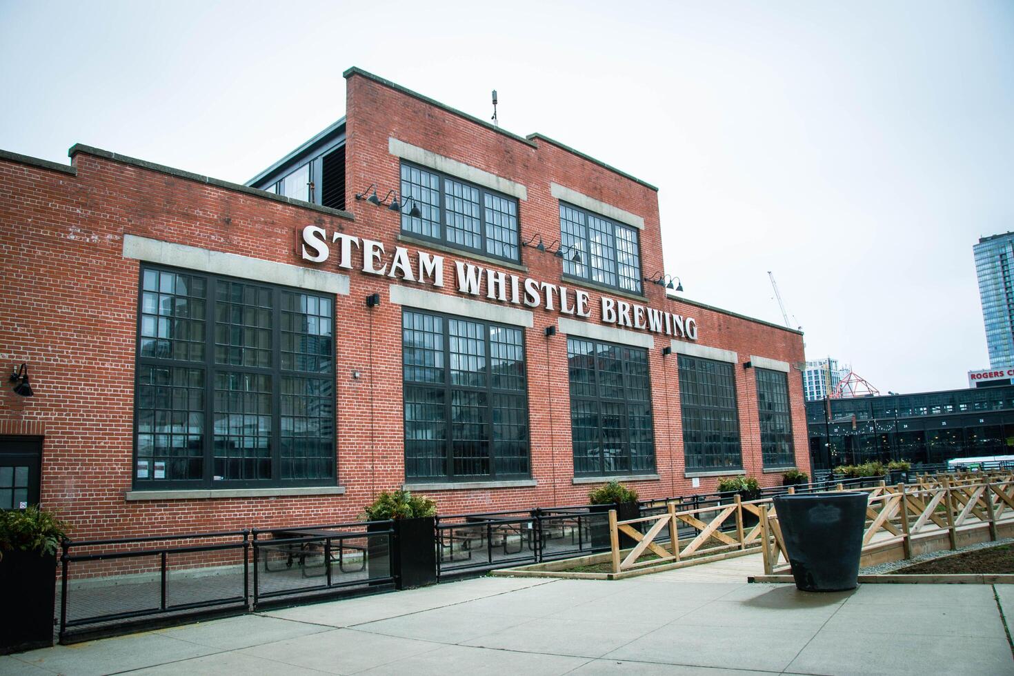 Steam Whistle Brewing is an independent brewery in Toronto photo
