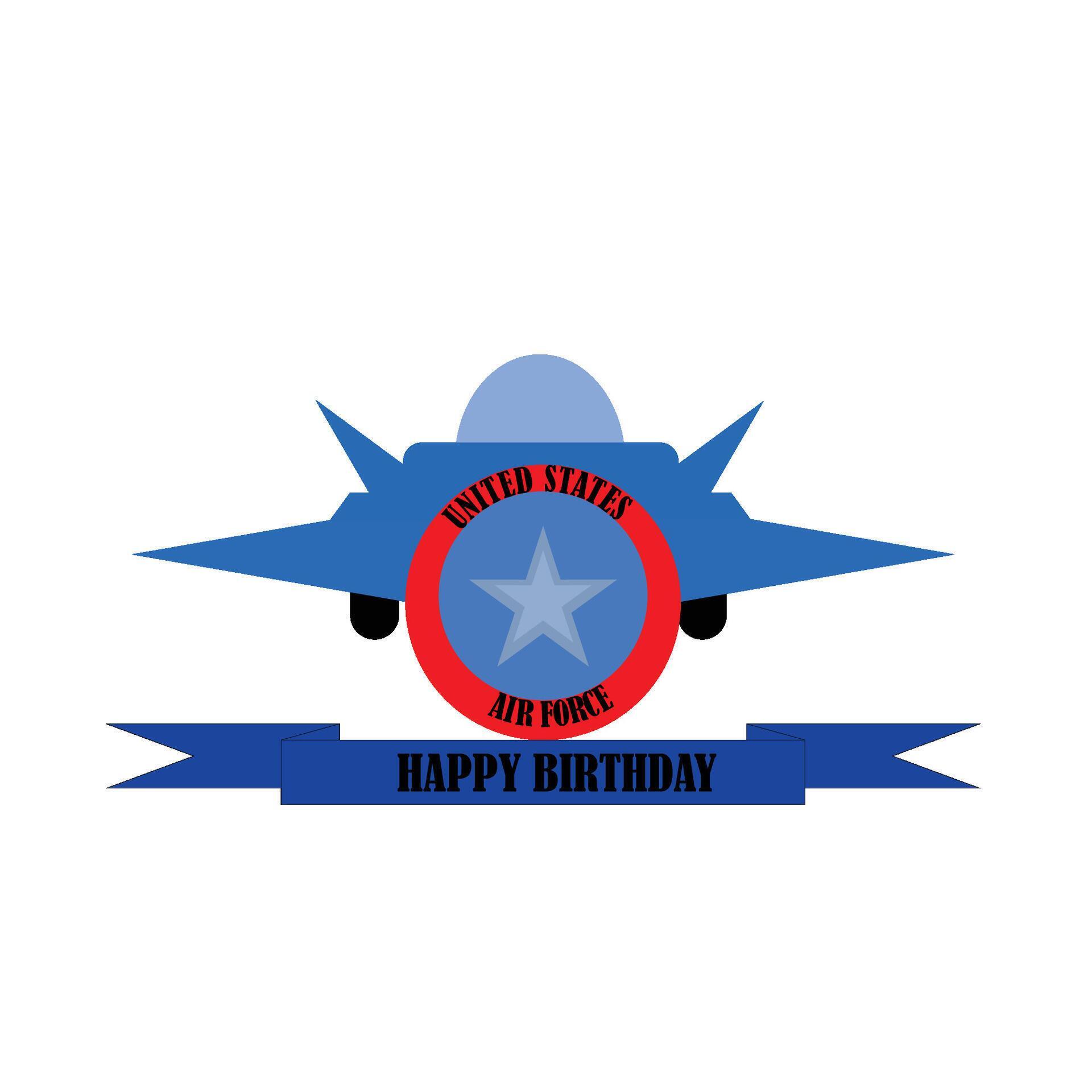 Air Force Birthday Design 47813821 Vector Art at Vecteezy