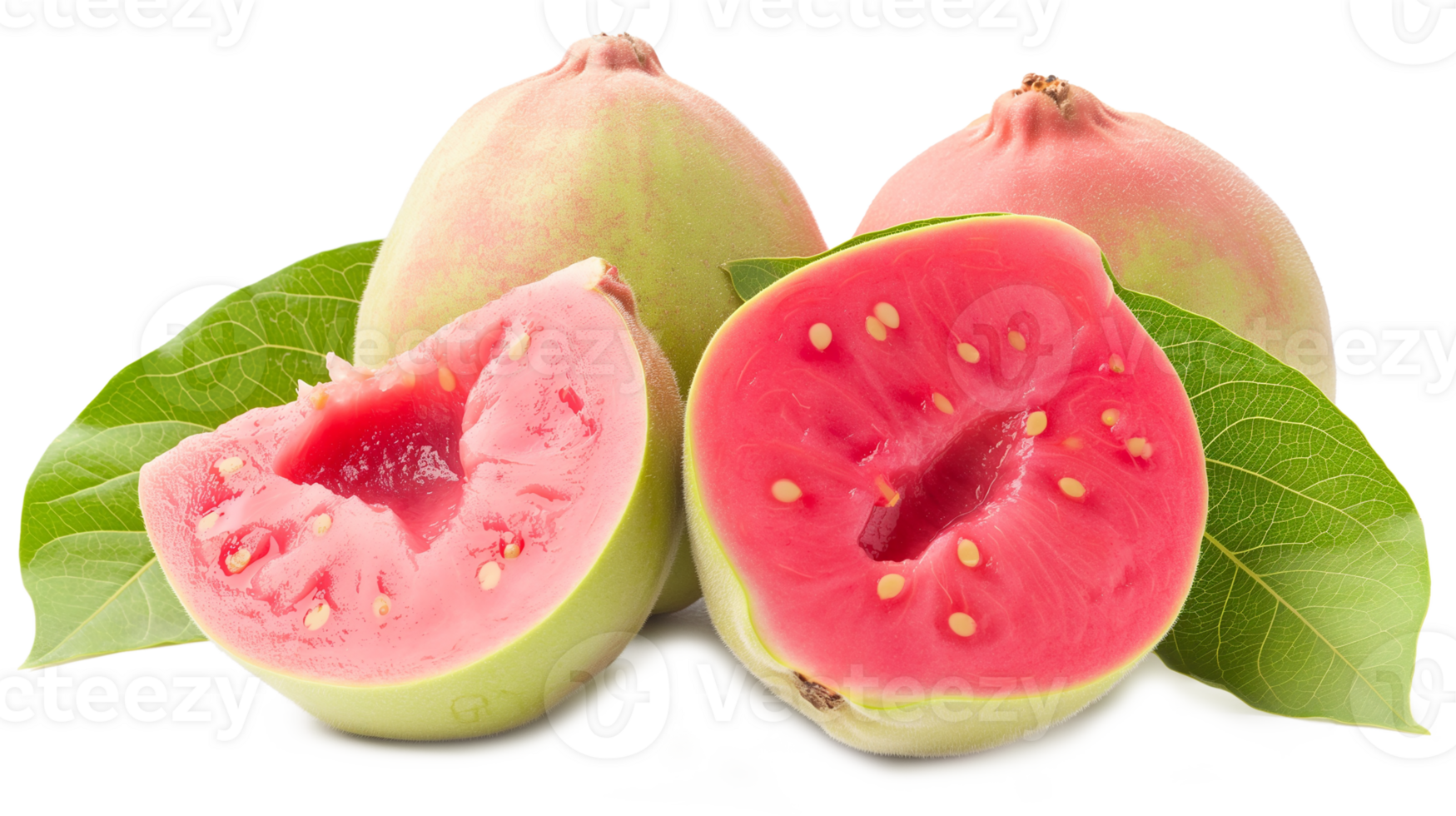 Guava isolated on a transparent background png