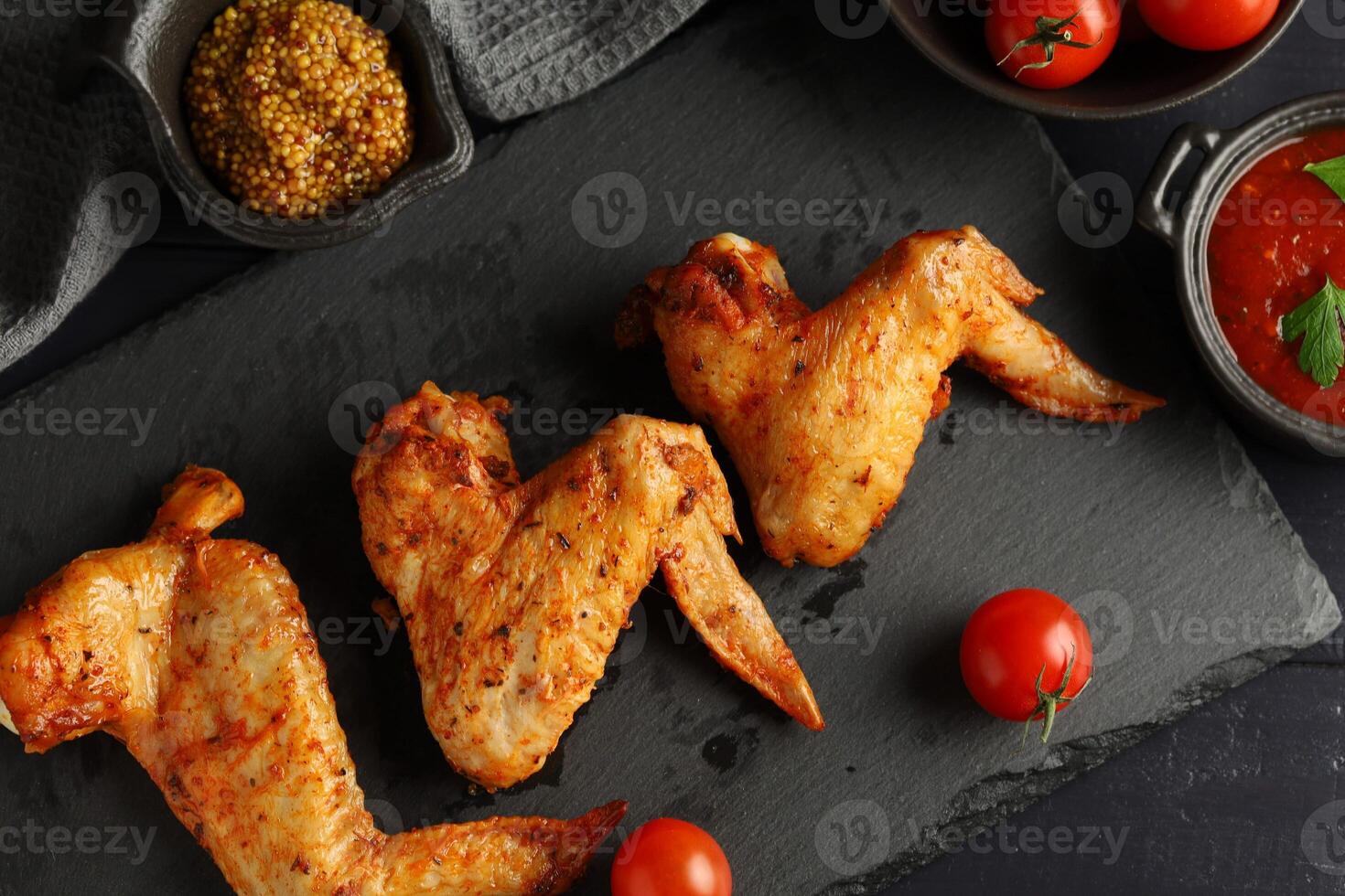 Bbq buffalo wings. Hot and Spicy Buffalo Wings photo