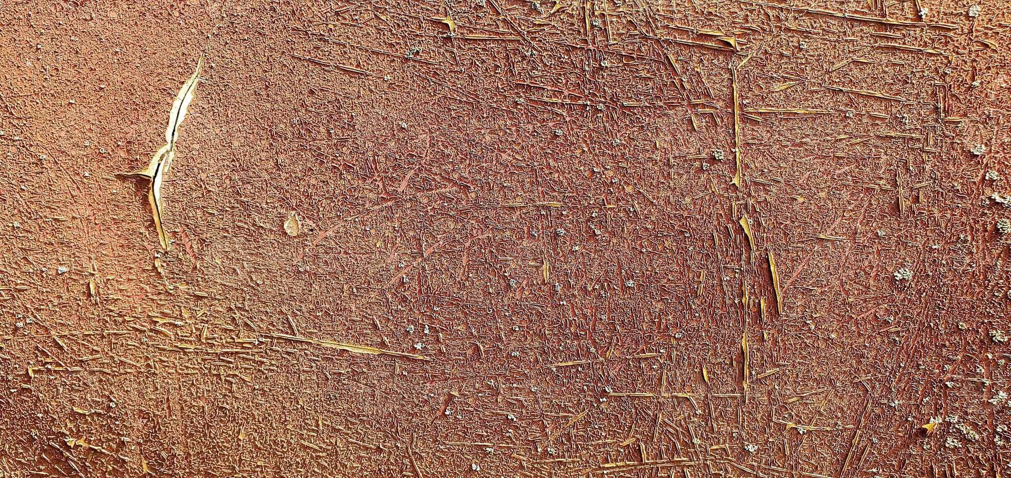 Rusty metal rotten sheet Wide background. Weathered iron rusty metallic texture. Abstract web banner. photo