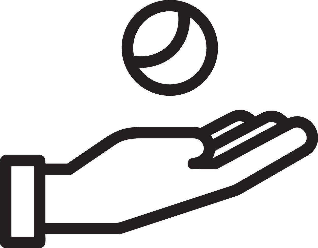 Ball icon symbol image vector