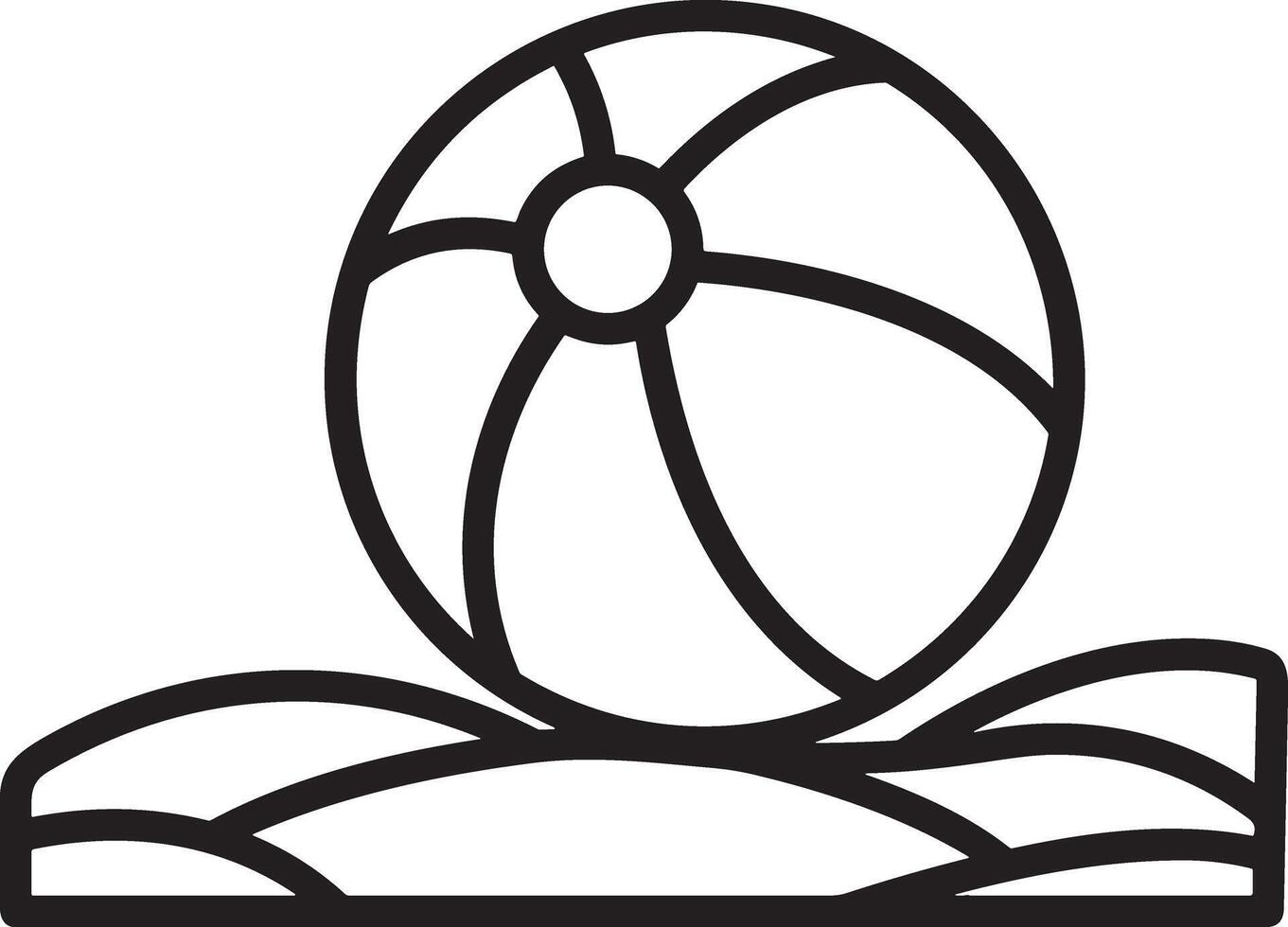 Ball icon symbol image vector