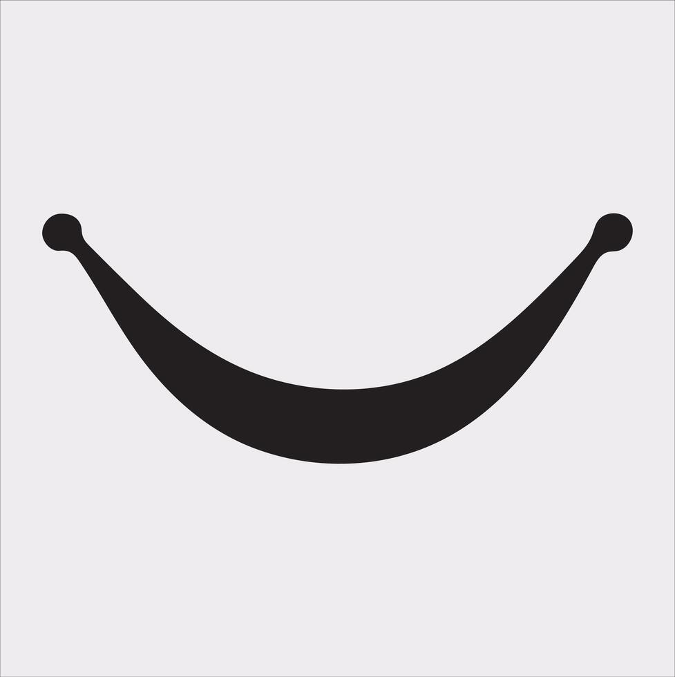 Relax hammock silhouette illustration on white background vector