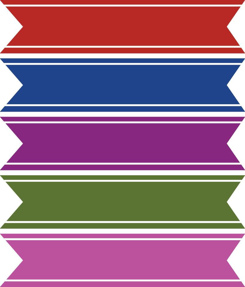 Ribbon Icon Set for Designer vector