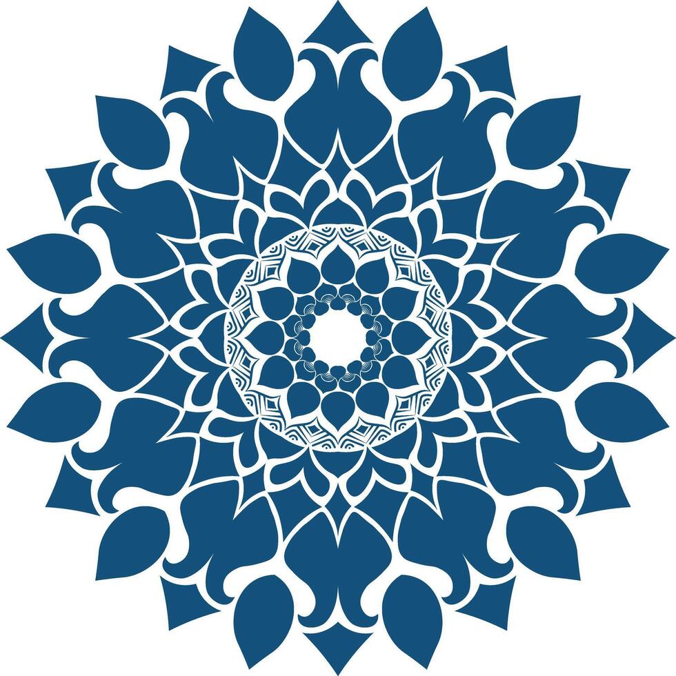 Elegant Hand-Drawn Mandala Design in EPS High-Quality Vectors Art for Your Design Needs