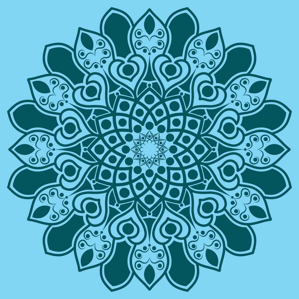 Intricate Hand-Drawn Mandala Design Detailed EPS Vectors Art for Creative Projects