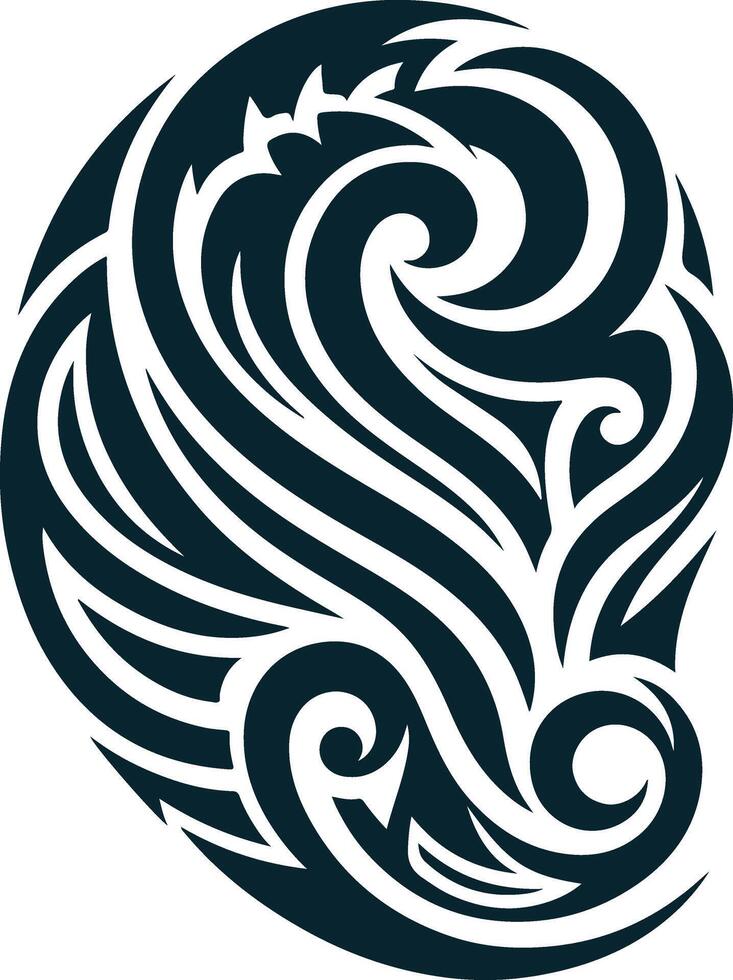Enchanting Vectors Shoulder Tattoo Design