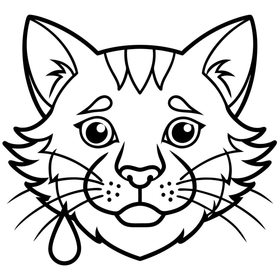 Fisher Cat screams icon vector