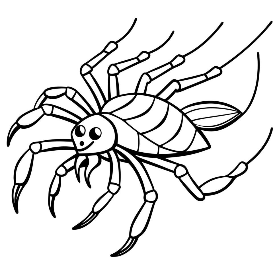 Fishing Spider runs icon vector