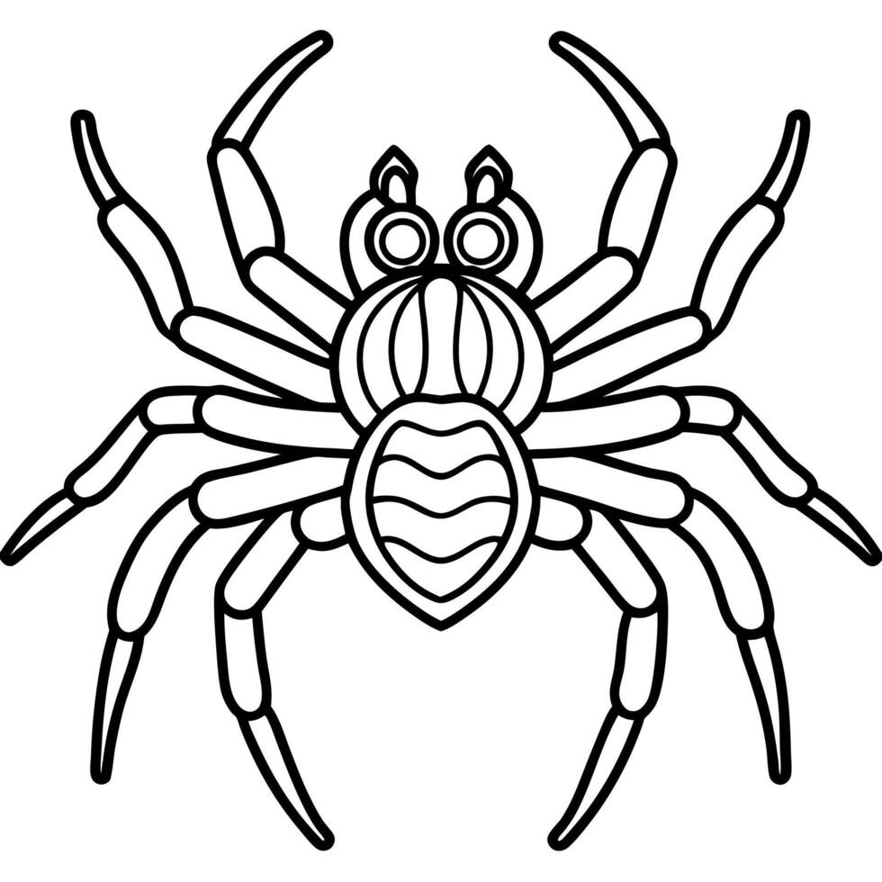 Fishing Spider sits icon vector