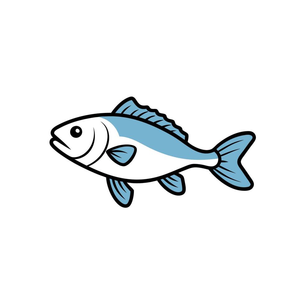 Florida Gar fish dancing icon vector